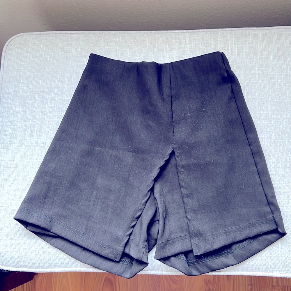 High Waist Black  Skort